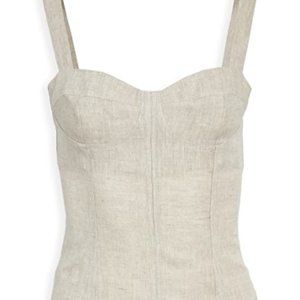Reformation Libra Top in Oatmeal *NEW*